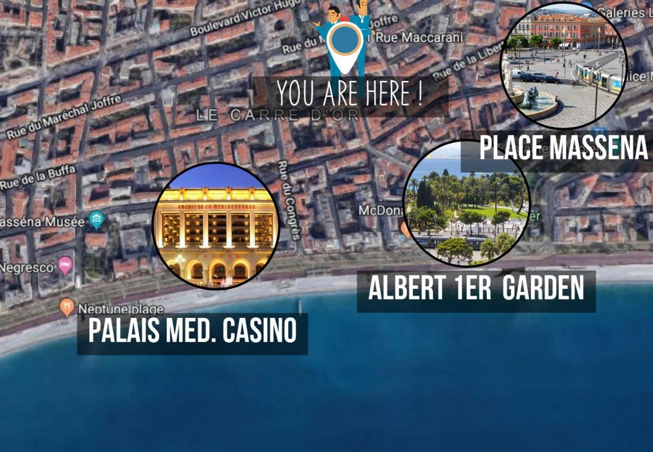 Nestor&Jeeves - Palais Marie Prestige - Central - Close Sea Nice Buitenkant foto